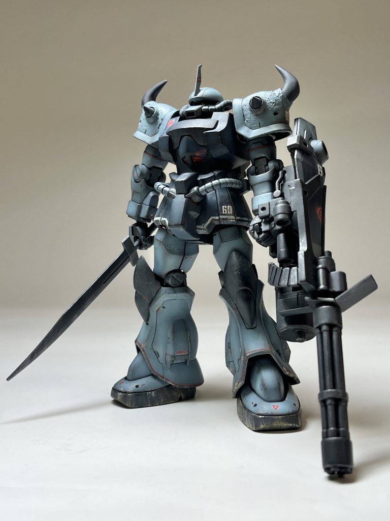 HGUC1/144 グフカスタム–2枚目/制作者：tako-yama
