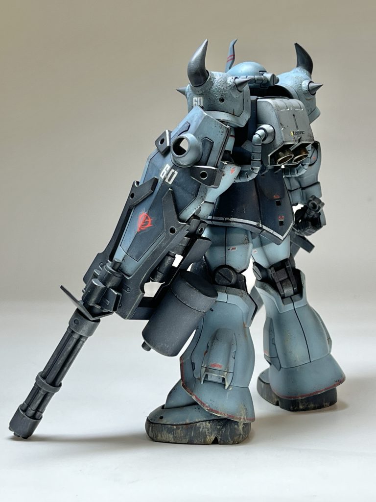 HGUC1/144 グフカスタム–4枚目/制作者：tako-yama