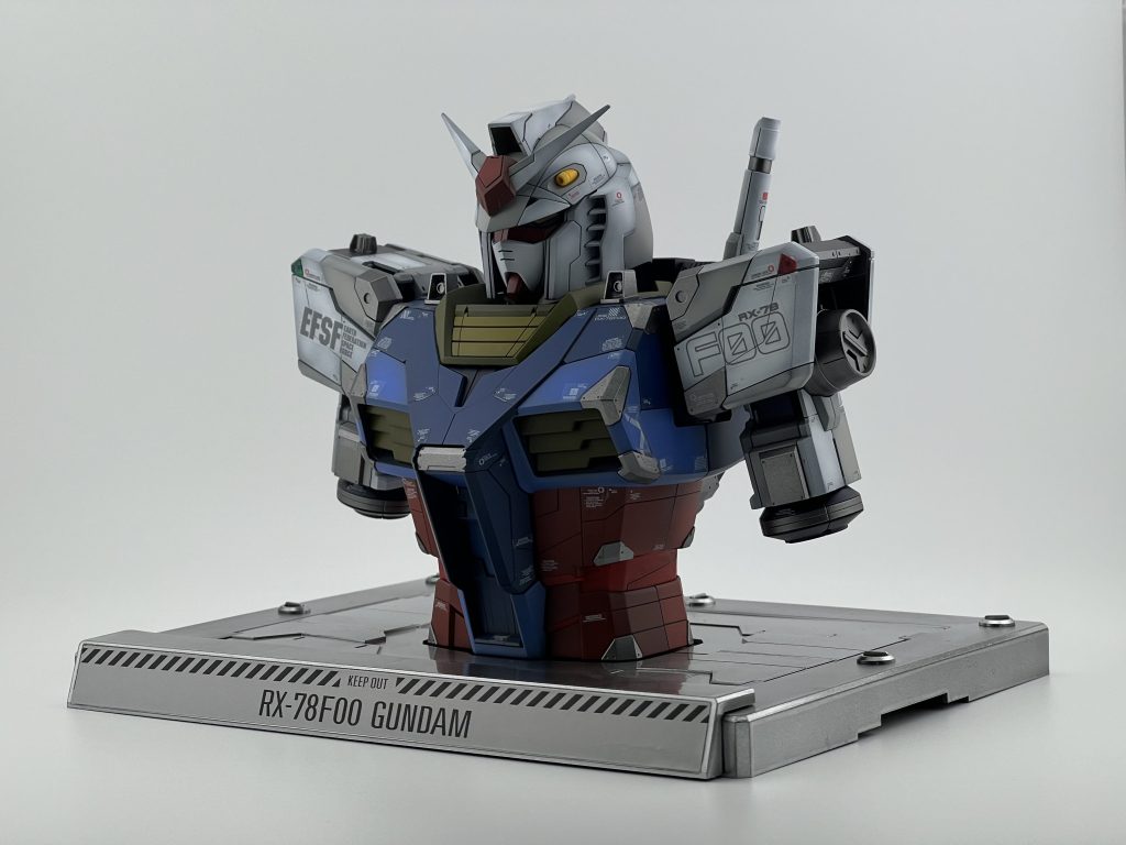 バイザーが長いのでツインアイは光らせないと見えませんね、、、