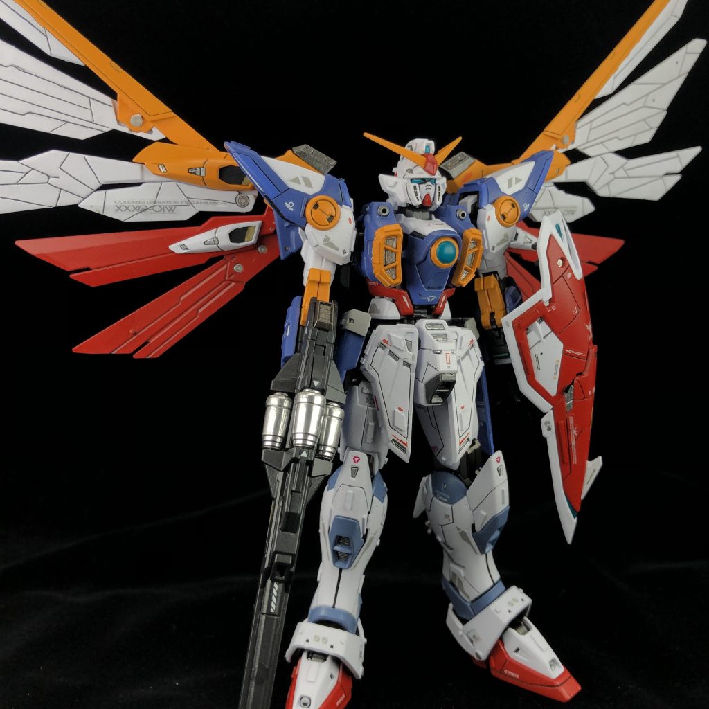 RGウイングガンダム改修型–3枚目/制作者：@plamocross