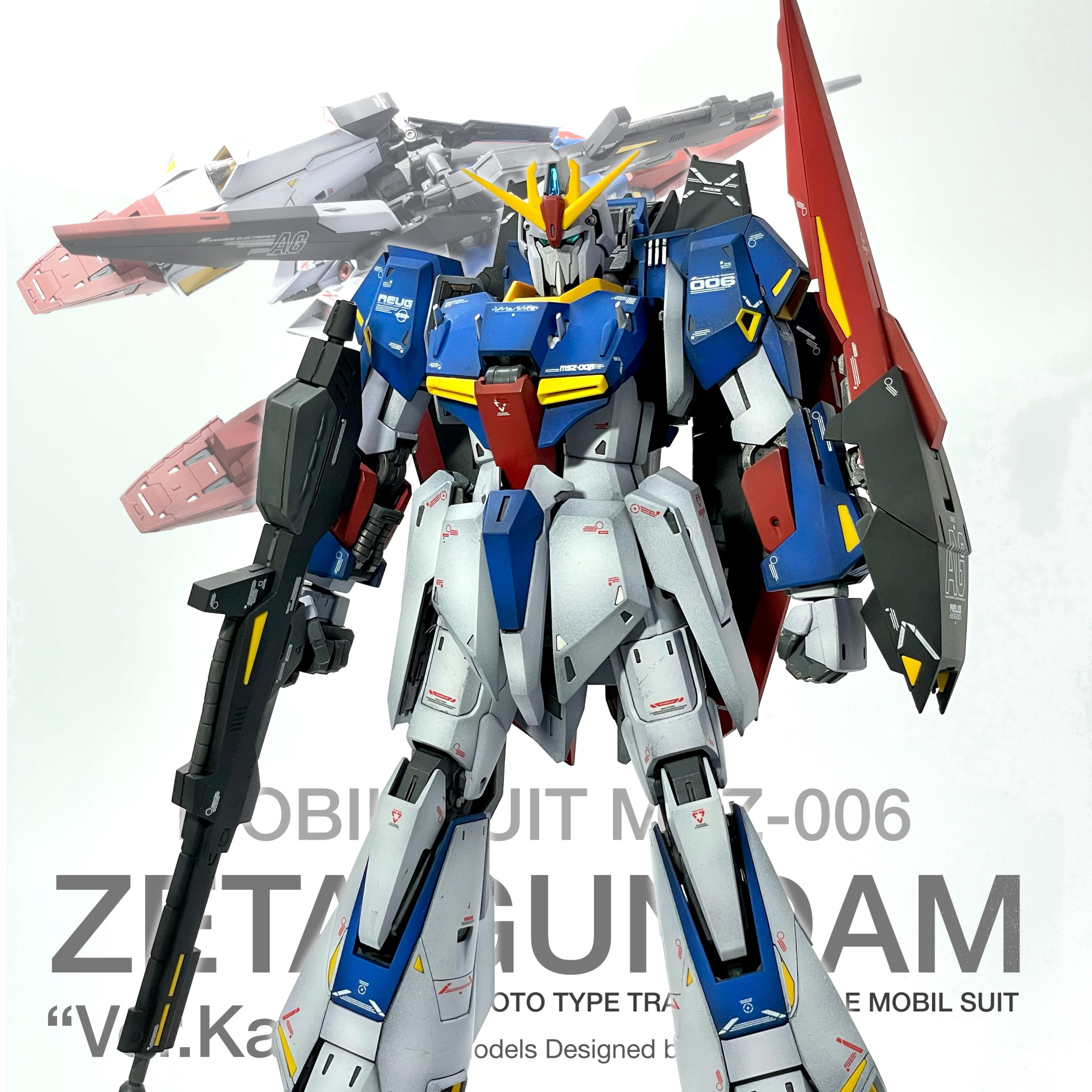 最安値MGゼータガンダム Ver.Ka 全塗装 完成品 ロボット