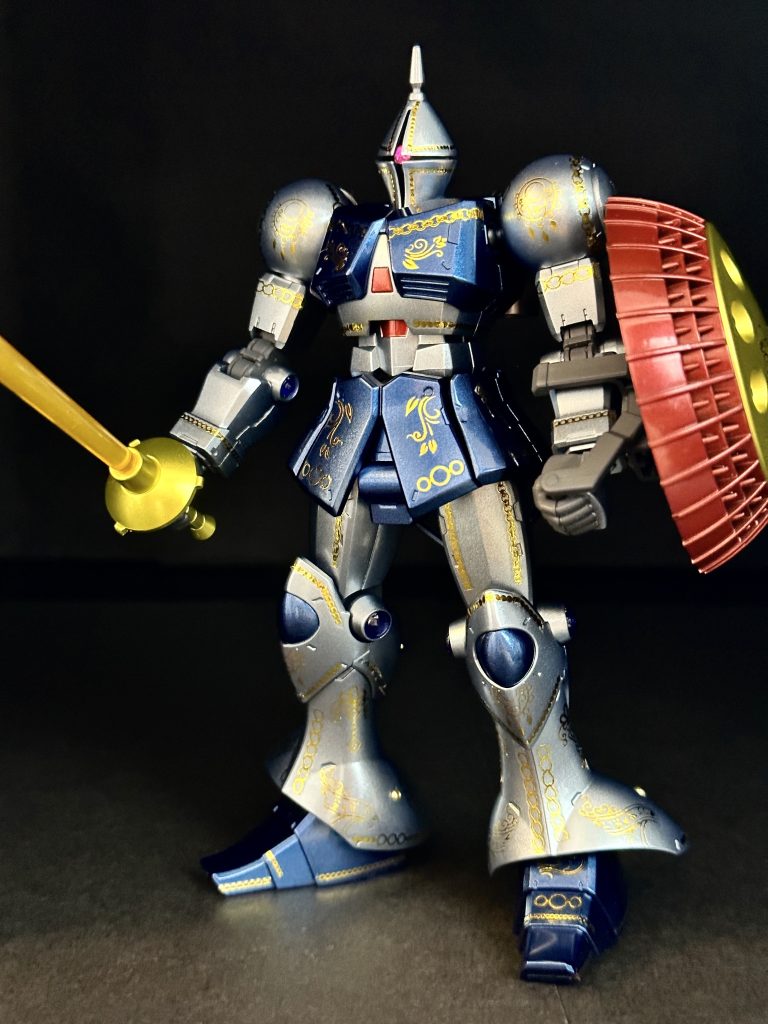 塗装に使用した色は、GXアイスシルバー、GXメタルダークブルー、ピュアーメタリックレッド(タミヤ)、メカサフ・スーパーヘヴィなどです。