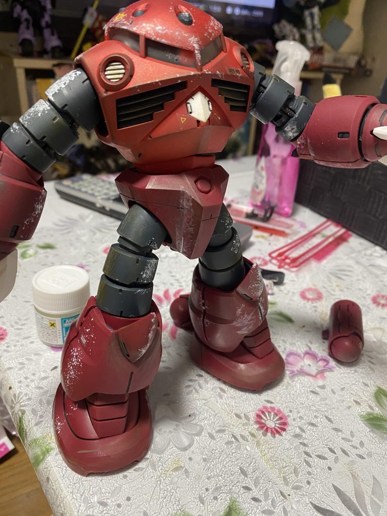 塗装もダイミョウザザミぽく、スポンジの細かいところでスタンプみたいにやって再現