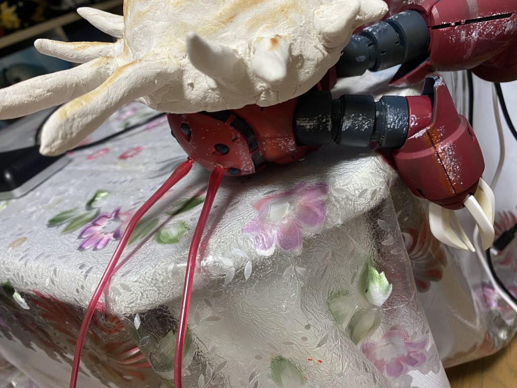 ウェザリングで色付け