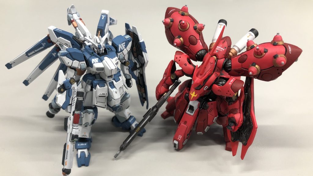 ナイチンゲールでも貼りましたが、この並びがしたかったんで、続け様に組みました。組んでる時は老眼に優しくないですが、組んでしまえば、細かにミスった部分は見えない優しいサイズ!