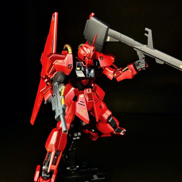 HG 百式（REVIVE版） シャア専用機カラー プレミアムガラスパール仕上げ