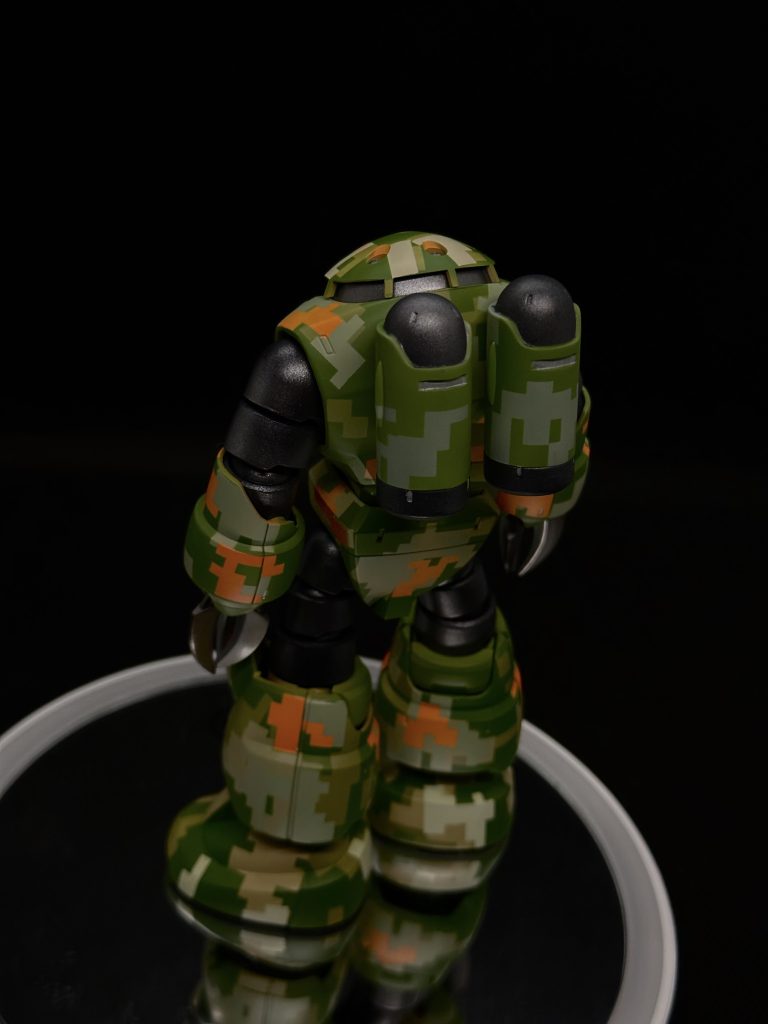 後ろからのショット