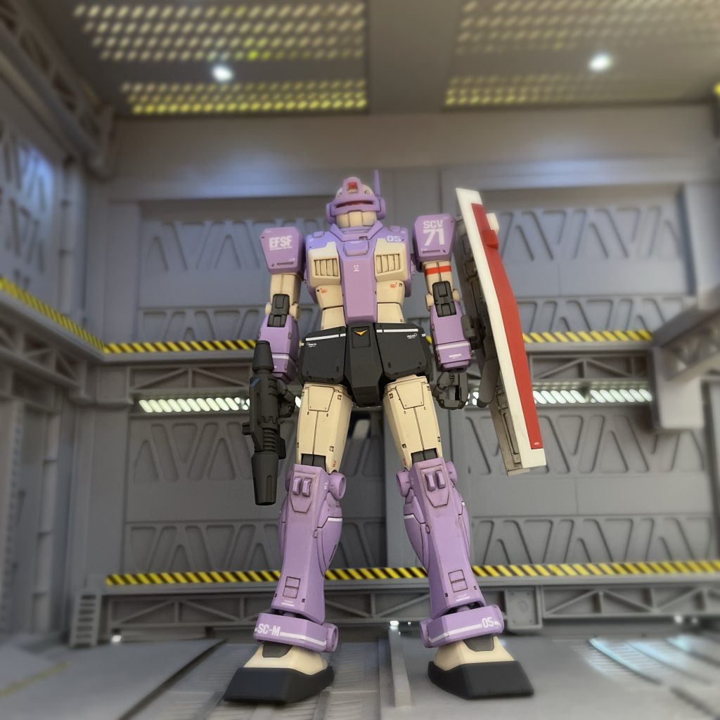 このカラーリングカッコいいのか？と思い色替えしようとも考えましたが、この🟣⚪️⚫️のカラーリング作ってみるとじわじわカッコ良さを感じて来ます。