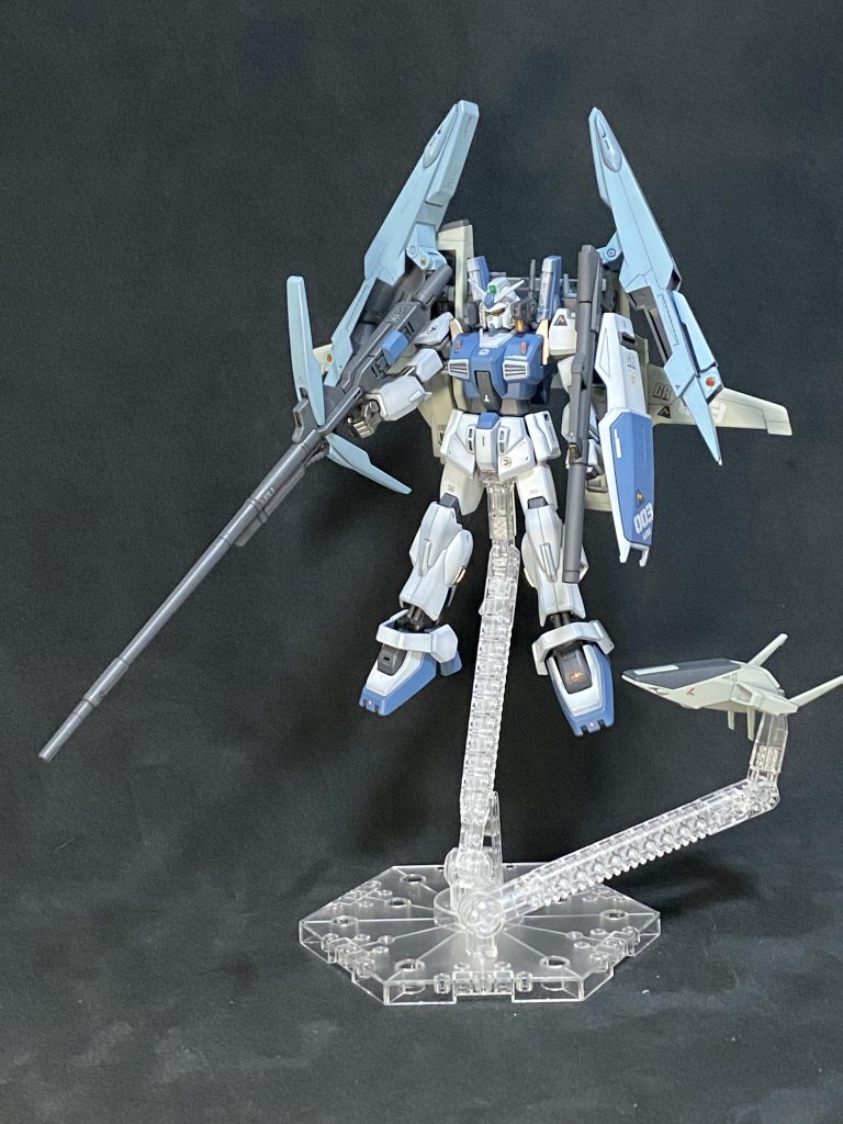 飾り台が残ってたのがラッキーでしたね〜 装備後の単独単騎なコアファイターも同時に飾る事ができました♪ぁっどこの所属なん?的なツッコミには対応しておりませんw イテガキはマーシングの意味がよくわからない一年生ですからwww