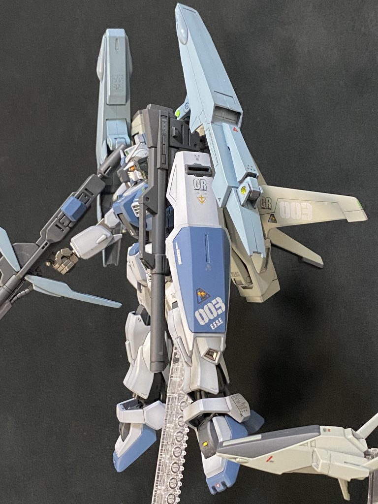 でもね!mark2と言えば3号機てきなイメージが強くあちこちに003と入れてみましたが… こんな機体を3桁配備する予算なんかあるのか?あとコーションマークを日本語表記を乱用してみました!言われなきゃわからない?