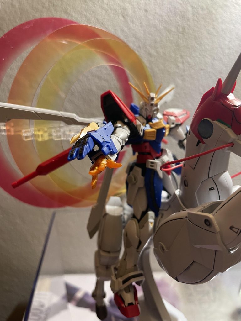 RGゴッドガンダム　墨入れ–4枚目/制作者：Nissix