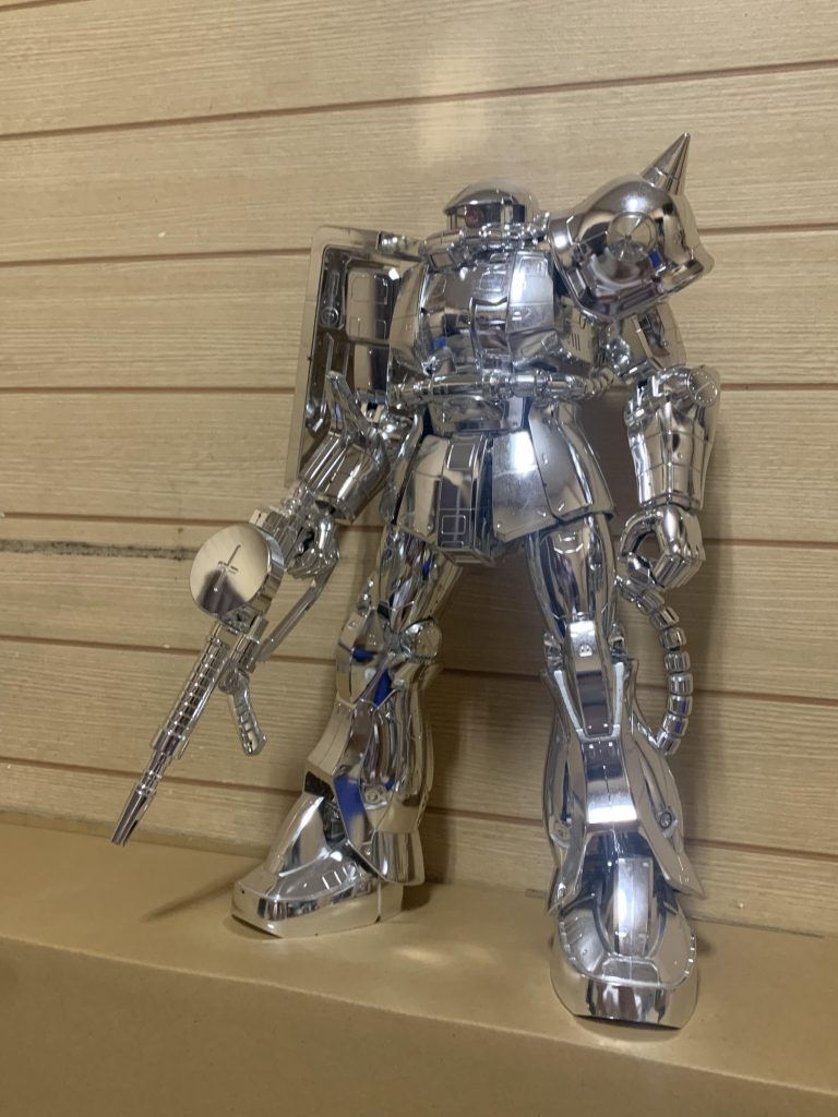 メガサイズ　ザク(メッキ)–3枚目/制作者：じゅーきち