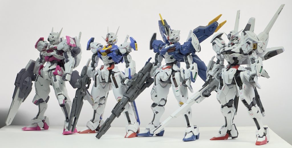 ヴァナディースの系譜とこうしてみるとシルエットは似通っているのですが、共通点だった耳が無いのが別ラインの機体感があって面白いです