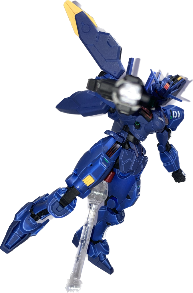 銃を構えるナイアーガンダム!「あなた...『覚悟』してきてる人ですよね...?」