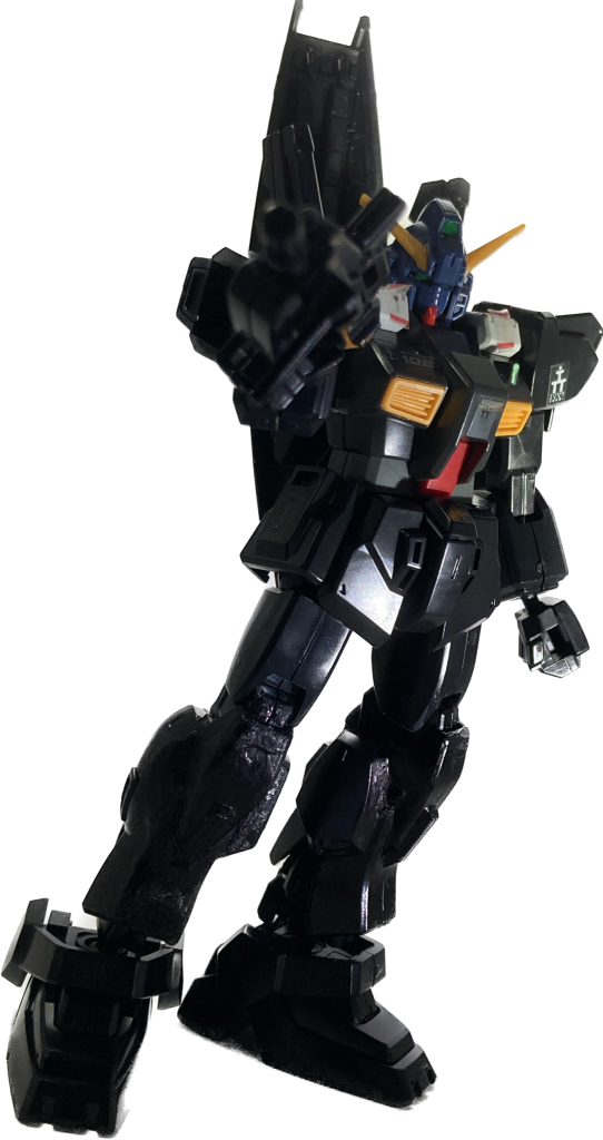 狙いを定めるガンダムイリュージョン！所属はT3部隊となっています。