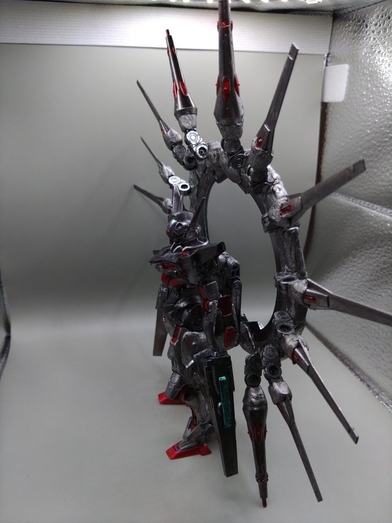 ビットオンフォーム展開形態のサイド。展開形態は撮影スペースがギリギリでした。