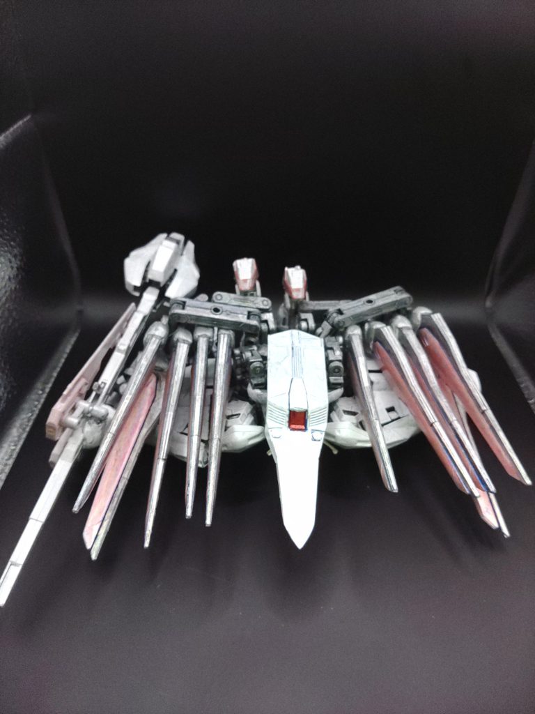 ○MA形態私お得意のMA形態です。すぐにわかった方もいるかと思いますが、ガンダムグリープもミキシングしていました。