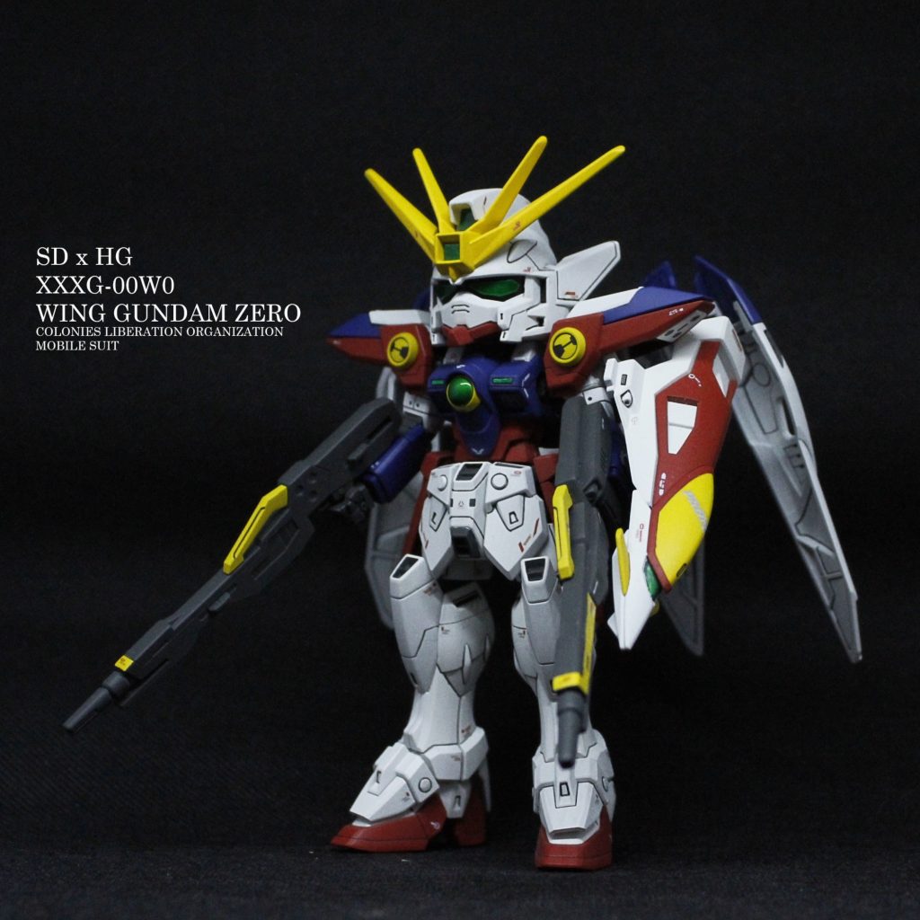 SD x HG Wing Gundam Zero–2枚目/制作者:jek014studio