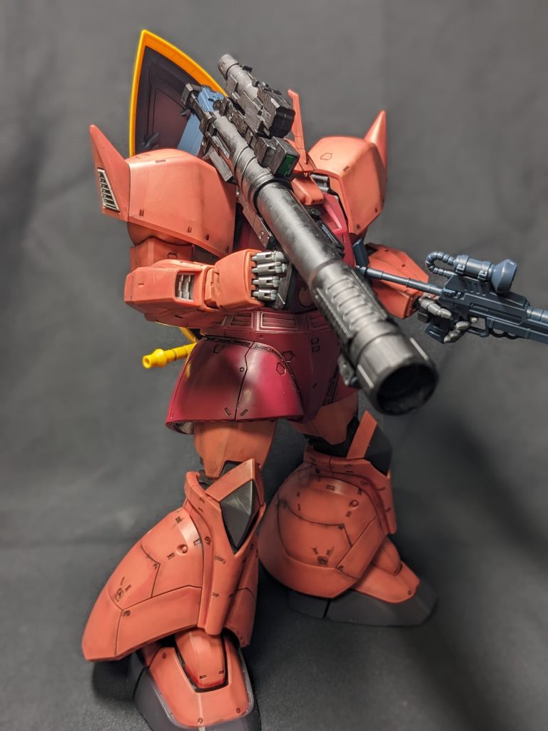 ビームライフルとバズーカの両手持ち