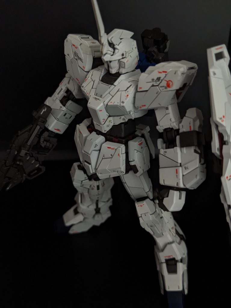 ユニコーンモード。デストロイモードに比べると地味ですが、これはこれでいいですね。面出しと塗分けの効果が分かり易いです。 