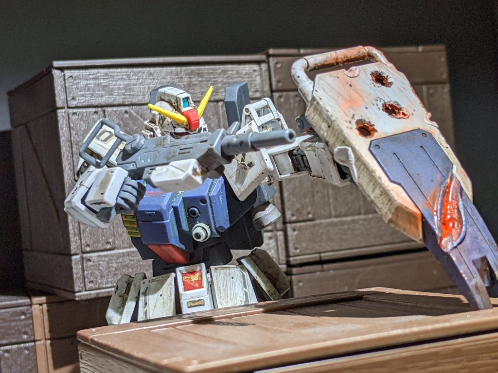 ショート・シールド&100mmマシンガン