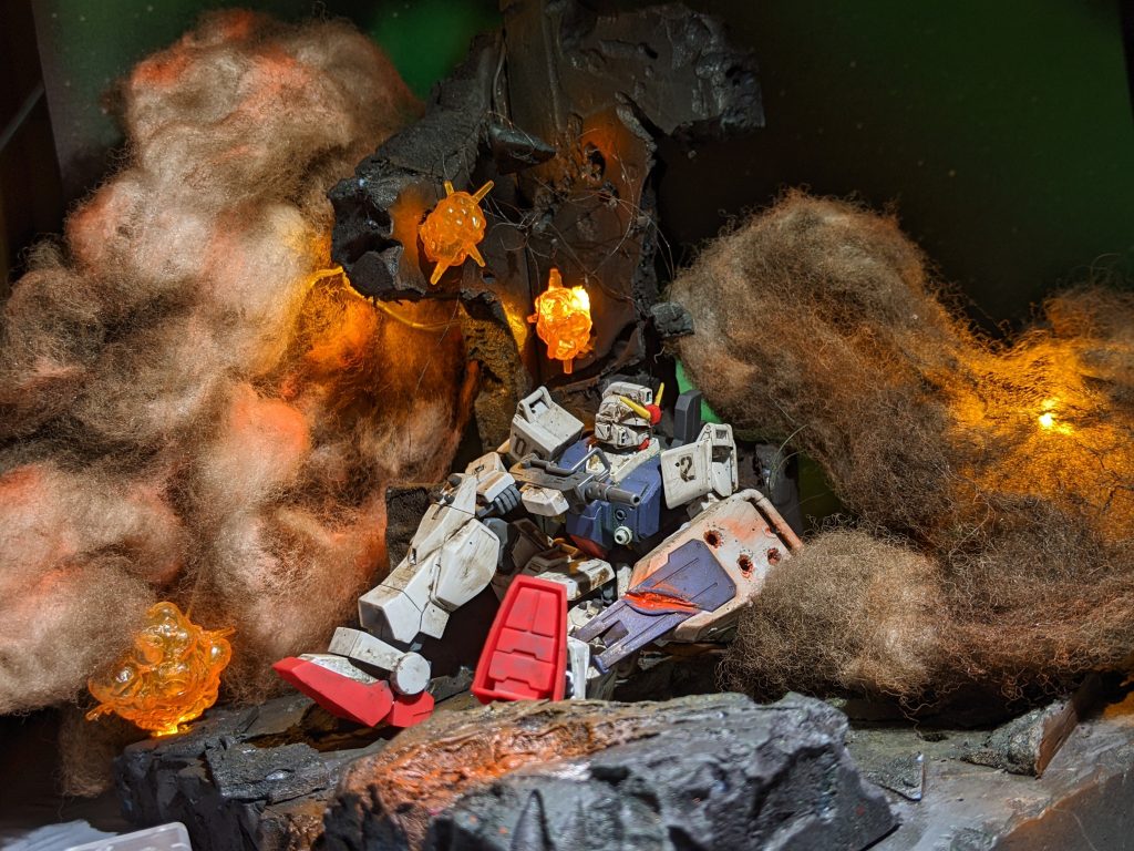 普通のライトと百均ライトver.