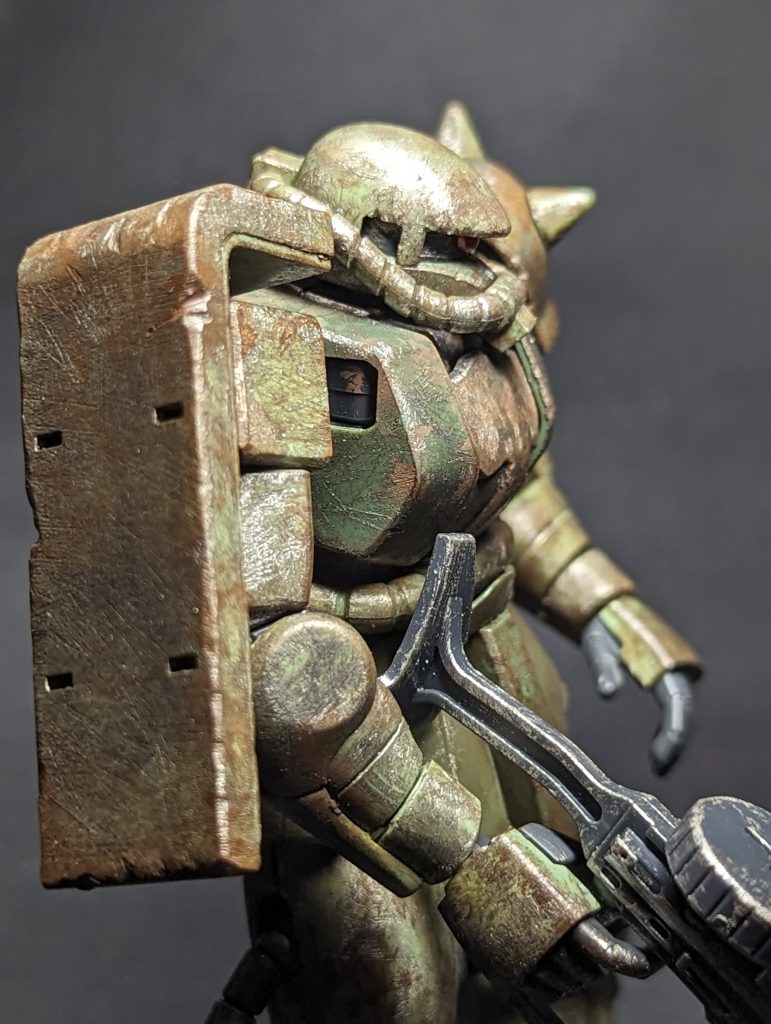 シールドもサビだらけ