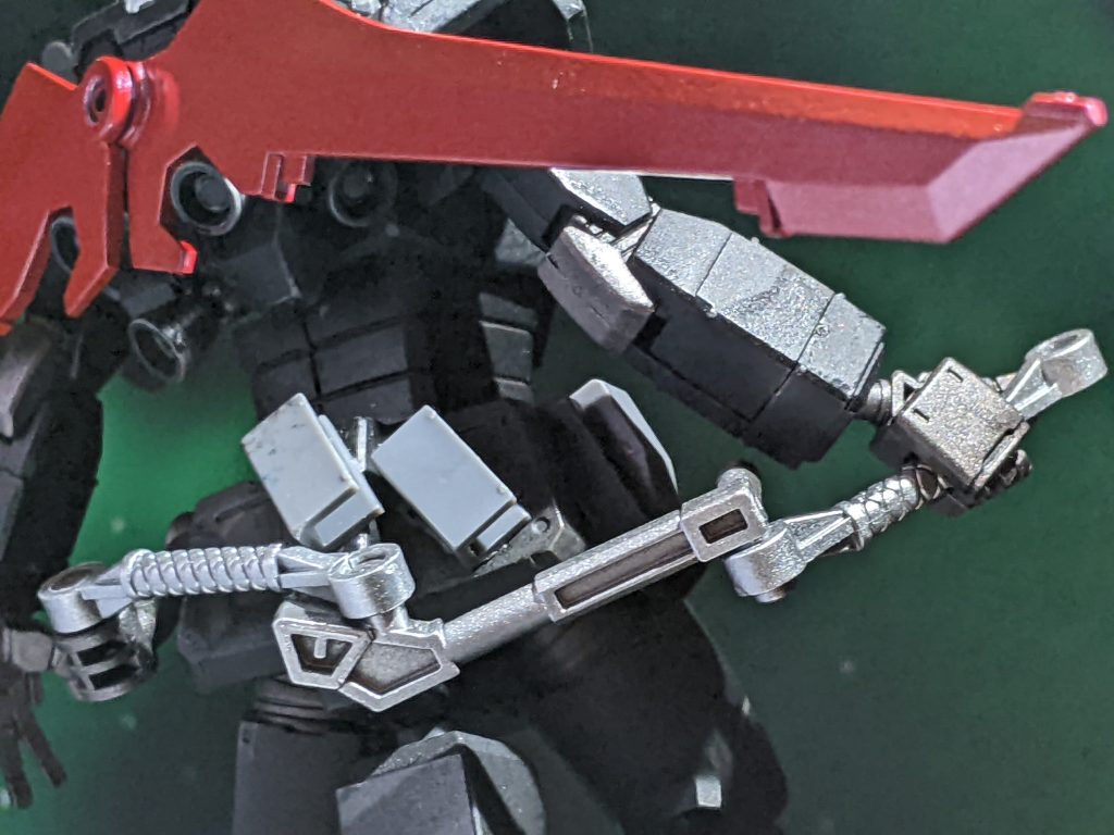 メモリーサイズで使用していたサブアームアタッチメントを使用して…