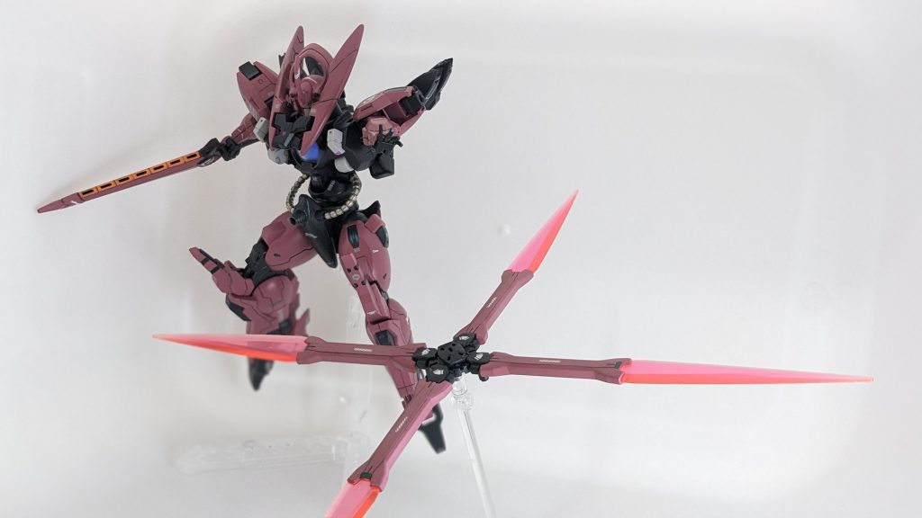 手裏剣型ドローン射出!ビーム刃を付けるとかなりの迫力です✨