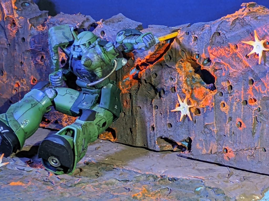 銃撃エフェクト付きで