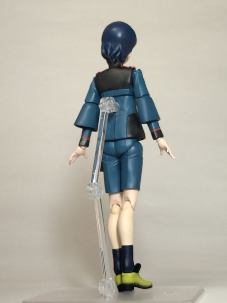 後ろ頭の襟足は、スレッタのキットの髪パーツを再構成して作りました。