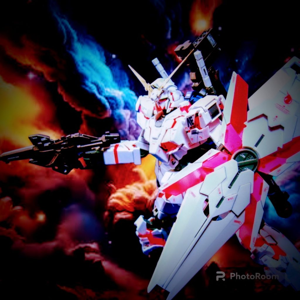 ユニコーンガンダム　初版購入で完成させてずっと放置していました😅–2枚目/制作者：gtarou