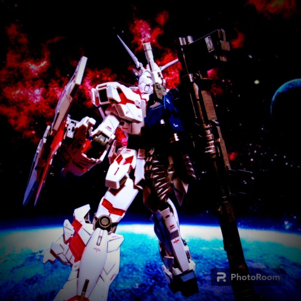 ユニコーンガンダム　初版購入で完成させてずっと放置していました😅–5枚目/制作者：gtarou