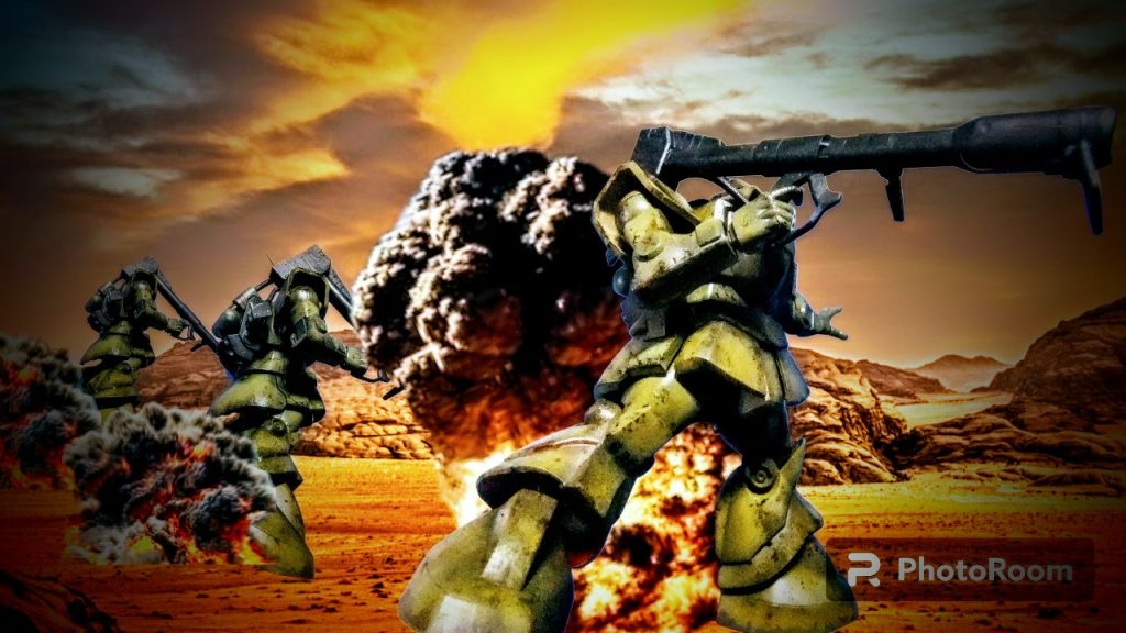 ドム　トロピカルテストタイプ　旧キット＋HGUCドムミキシングで再現です😁–5枚目/制作者：gtarou