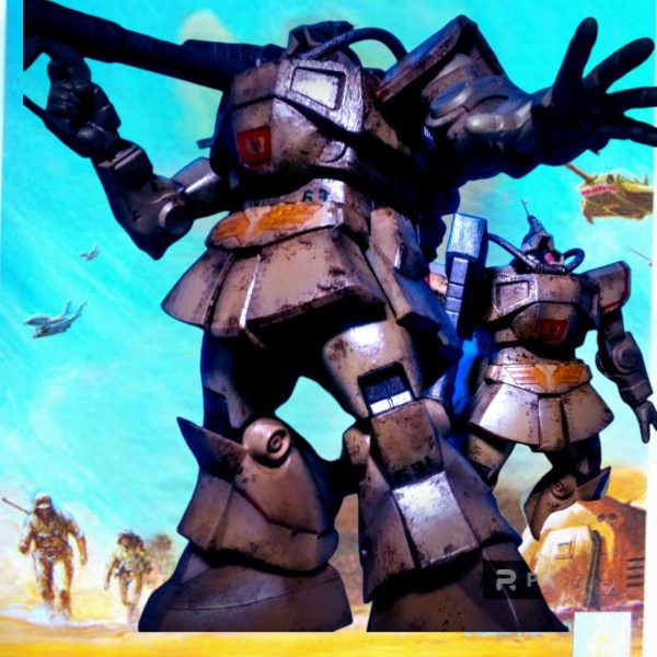 ドム　トロピカルテストタイプ　旧キット＋HGUCドムミキシングで再現です😁