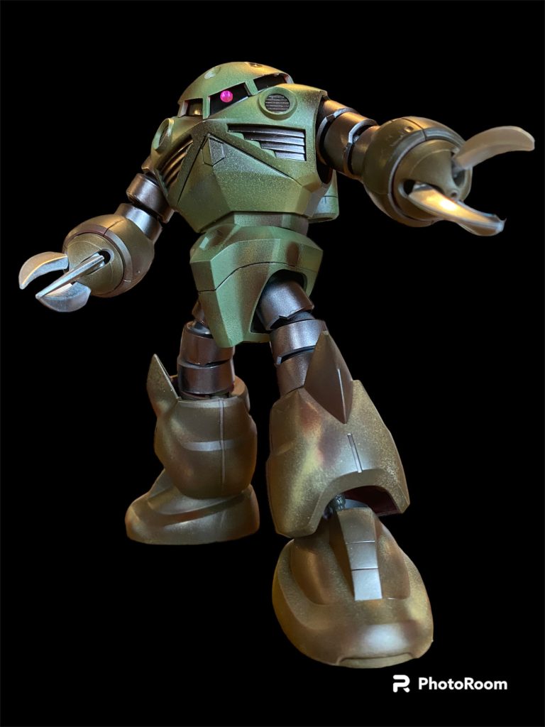 HGズゴック　迷彩塗装–4枚目/制作者：@jhonkosu