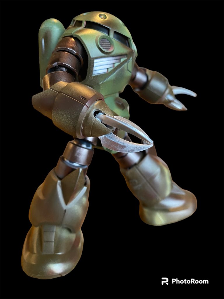 HGズゴック　迷彩塗装–3枚目/制作者：@jhonkosu