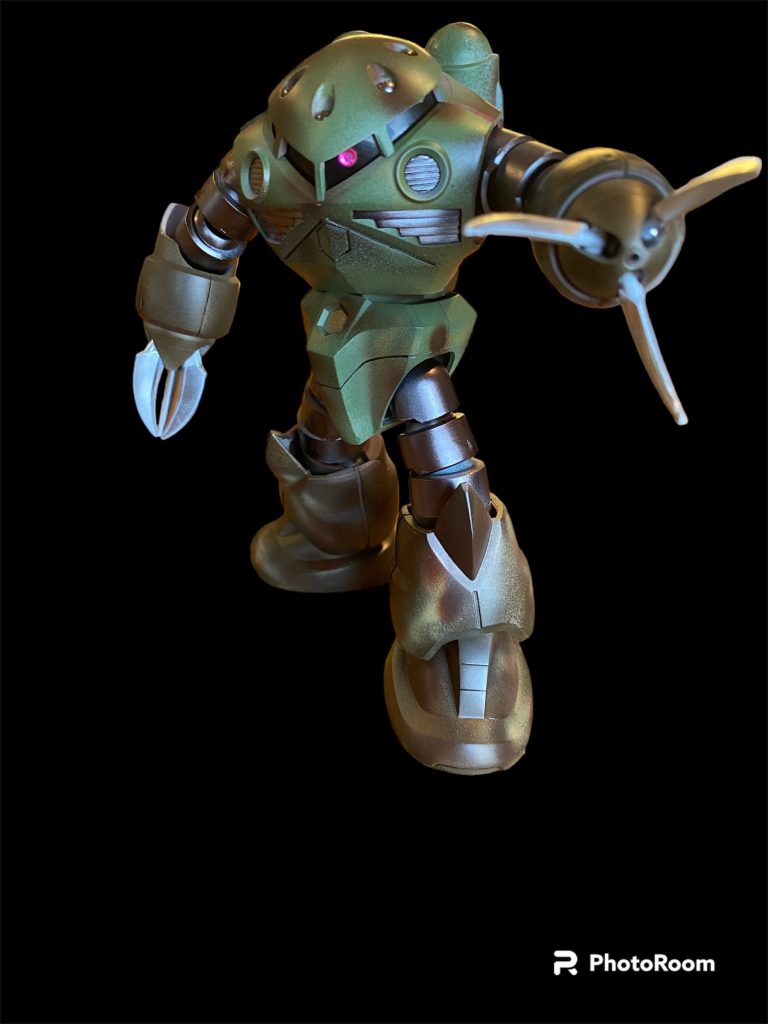 HGズゴック　迷彩塗装–2枚目/制作者：@jhonkosu