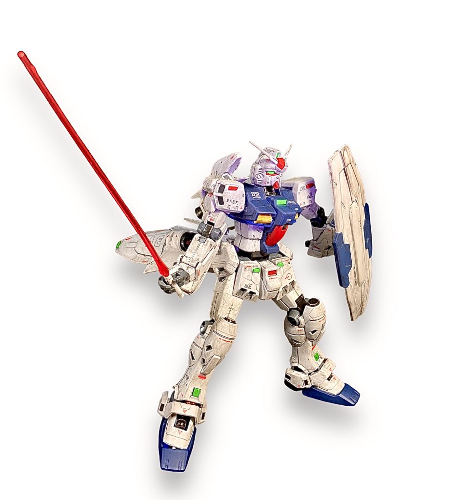 ビームサーベルの収納ギミックはかなりお気に入りです。ステイメン単体の活躍が劇中であまりなかったの残念ですね。