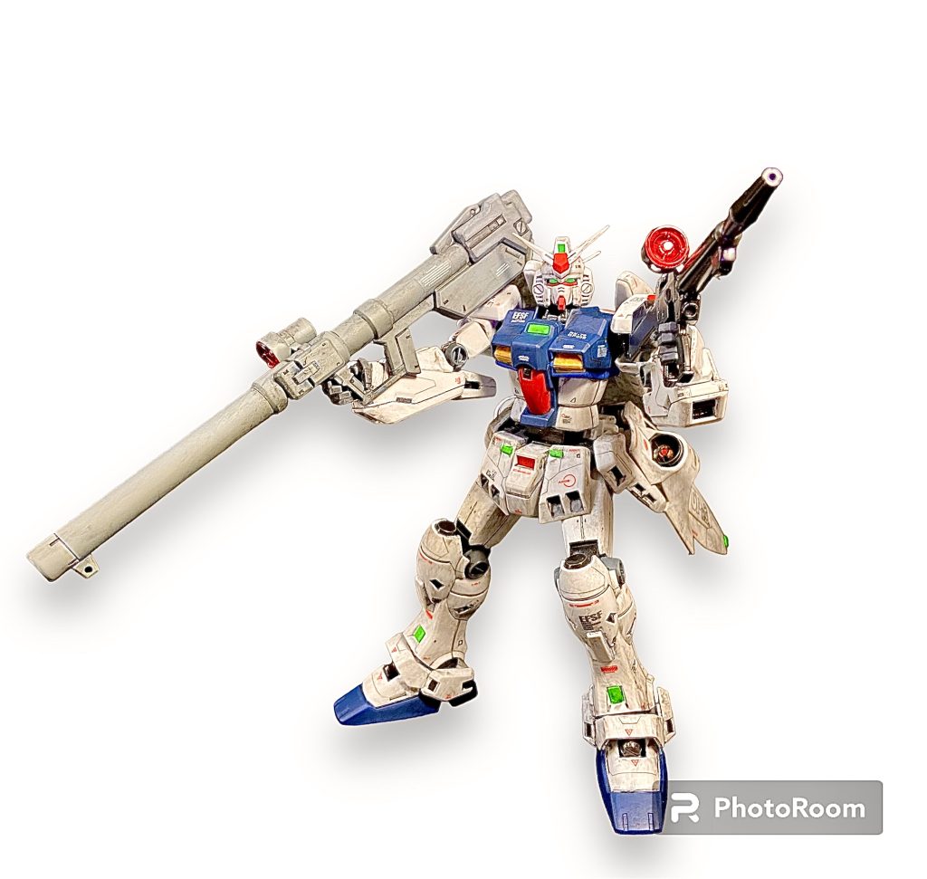 フォールディングバズーカも装備。持たせるの大変でした笑