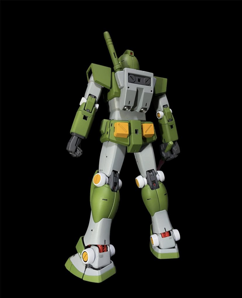 バックショット。G1以来のMG ver2は2回目ですがver2はやはり傑作キットですわ。