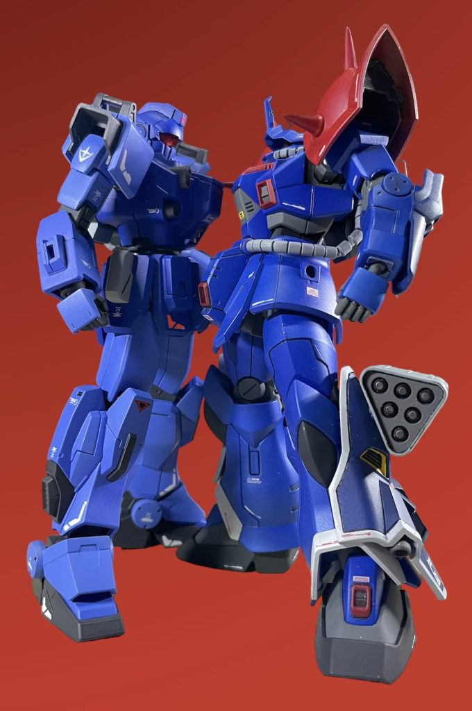 井上尚弥選手とフルトン選手の大一番の興奮がまだ冷め止んでいないので、フェイスオフみたいな構図で撮ってみました笑 バチバチな雰囲気で⚡️  っとゆう事で、大好きなブルーを作ってみました！主にカラーリングでちょいちょい私の趣味を入れてみましたが、やはりストレートなカラーリングのブルーも欲しくなっちゃったので機会があればまた作りたいと思いました☺️ ではでは、最後までご覧頂きありがとうございました😊