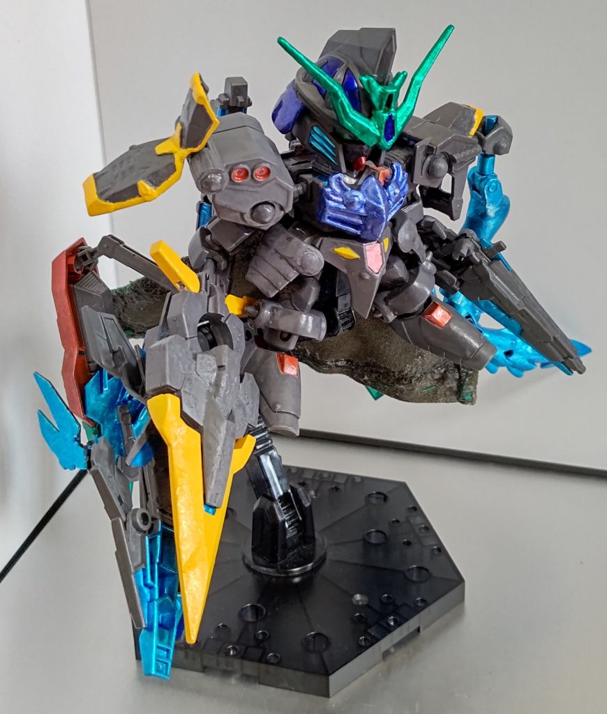 三竜覚醒(ドラゴニック・アウェイクニング)通称【三竜一体(トリニティ・ドラゴン)】邪竜ヴリトライザー、月竜ザッハーク、陽竜ヨルムンガンドと心を通わせて一つとなった姿。