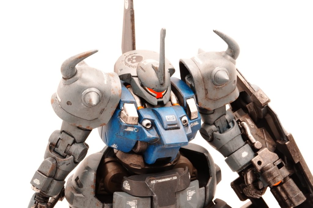 今回は自然な汚しになるよう心がけてみました。