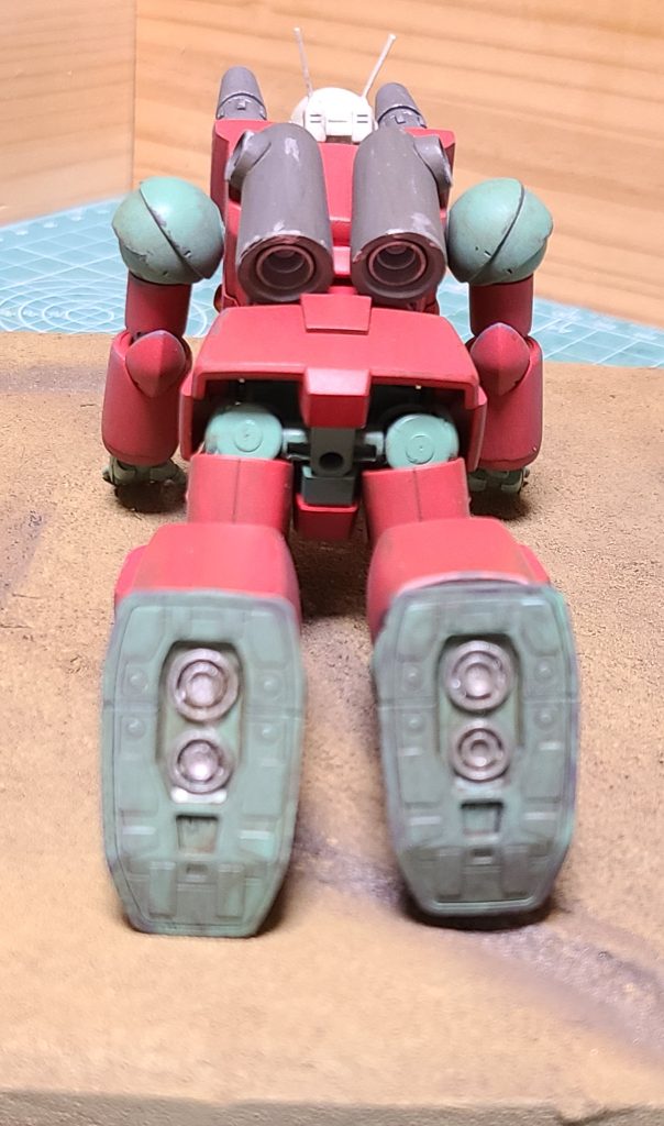 塗装は少しウェザリングをしてみました(*´▽｀)