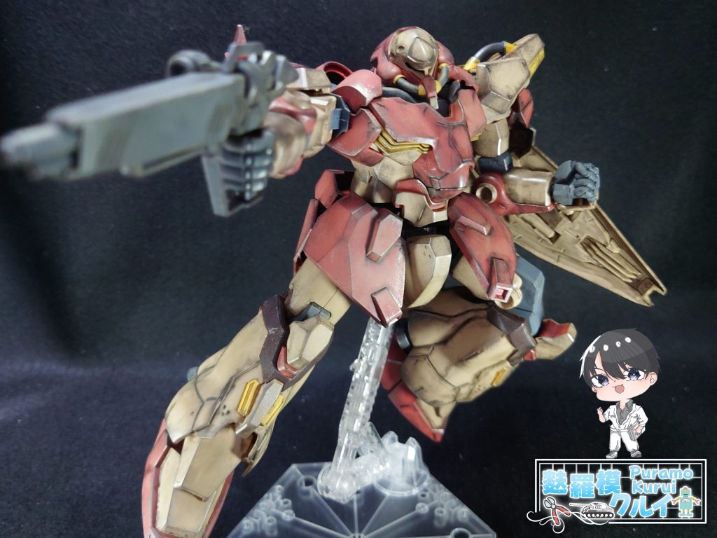 メッサーは首と腰の可動域がちょっとせまいので勢いを表現しきれないのが惜しい…