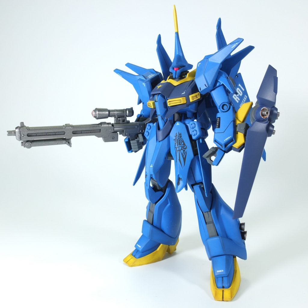 正面。黄色の塗装が苦手です