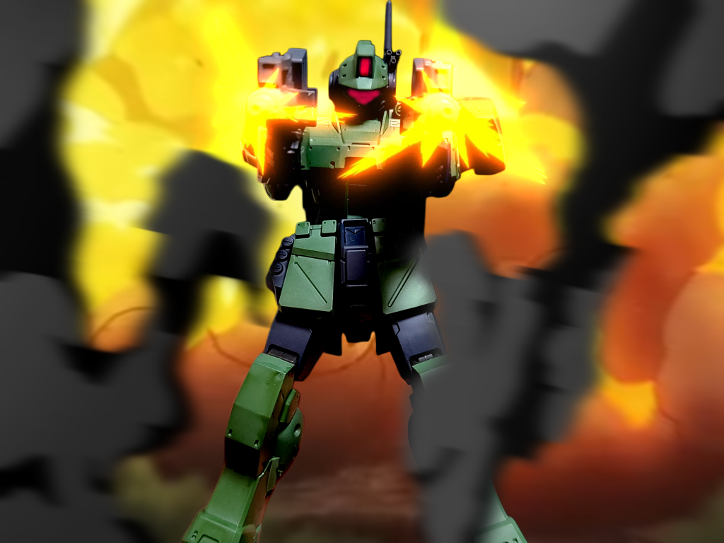 メインのブルパップマシンガン二丁持ち