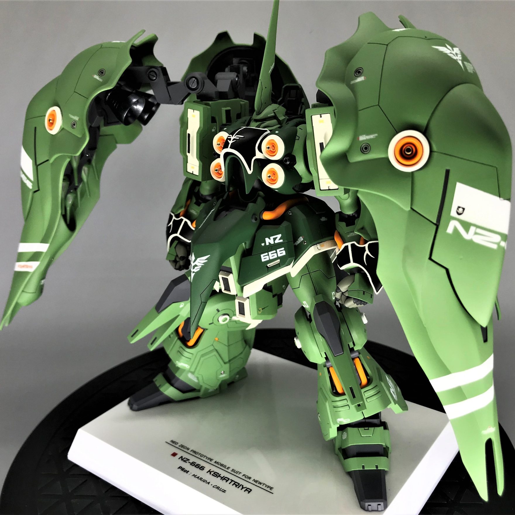 MG 1/100 NZ-666 クシャトリヤ KSHATRIYA ガンダムUC ELYN INASK 