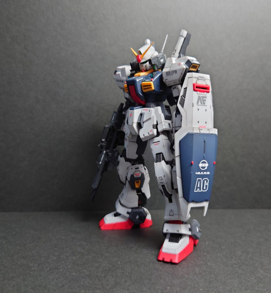 部分塗装でメリハリのある感じになりました。